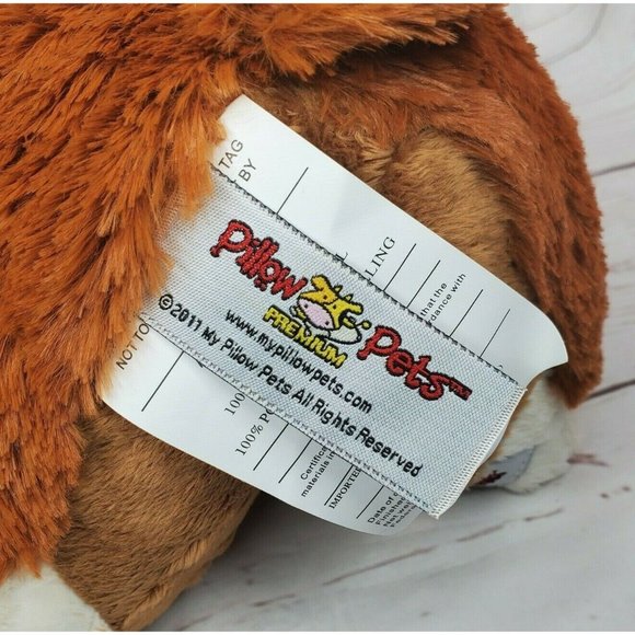 Authentic My Pillow Pets Premium Light Brown Small Bear 12" Plush Stuffed Animal - Picture 8 of 11